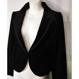 White House Black Market Velvet Blazer